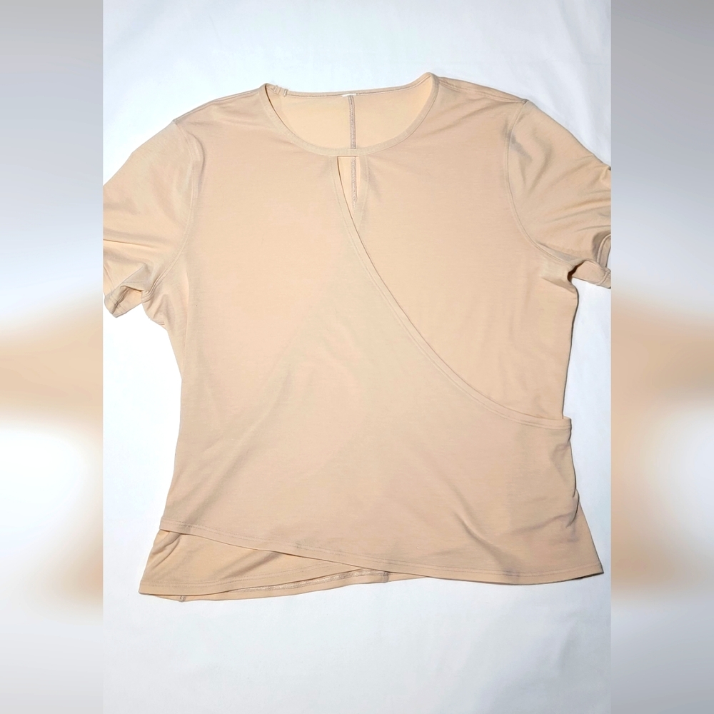 Lululemon Tan Round Trip Short Sleeve Shirt Size Small/4